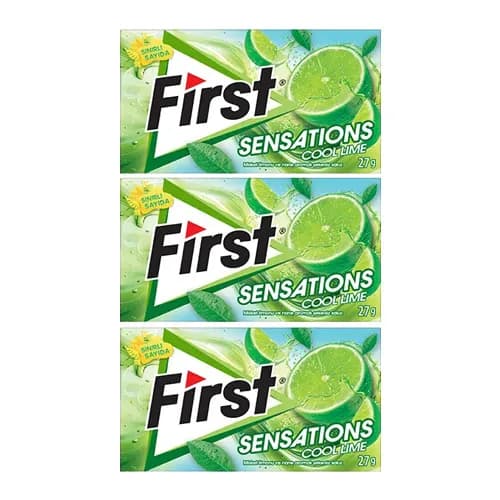 First Sensations Cool Lime Aromalı Şekersiz Sakız