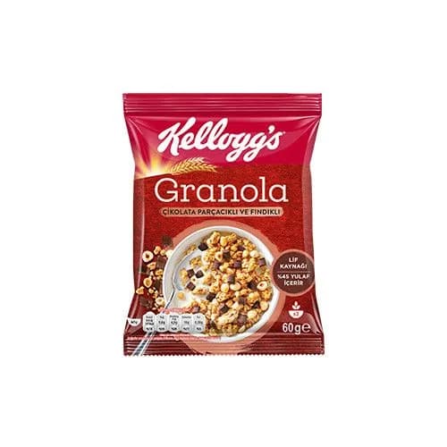 Kellogg's Granola Çikolatalı ve Fındıklı