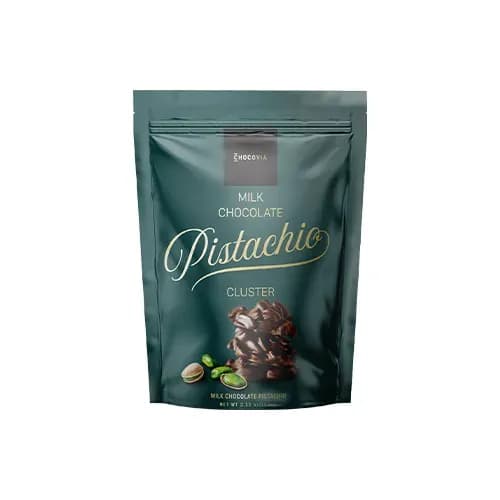 Chocovia Sütlü Çikolatalı Antep Fıstığı Cluster