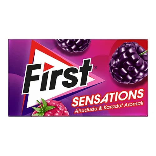First Sensations Ahududu & Karadut Aromalı Sakız