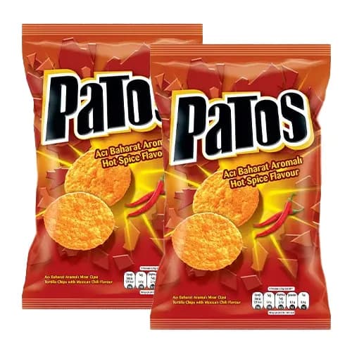 Patos Acı Baharatlı Cips Parti Boy
