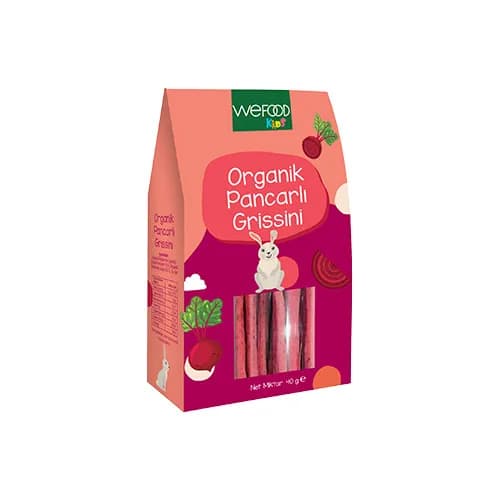 Wefood Kids Organik Pancarlı Grissini