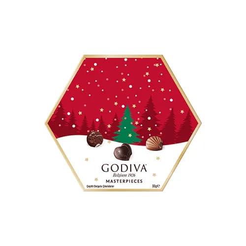 Godiva Masterpiece Yeni Yıl Özel Altıgen Kutu