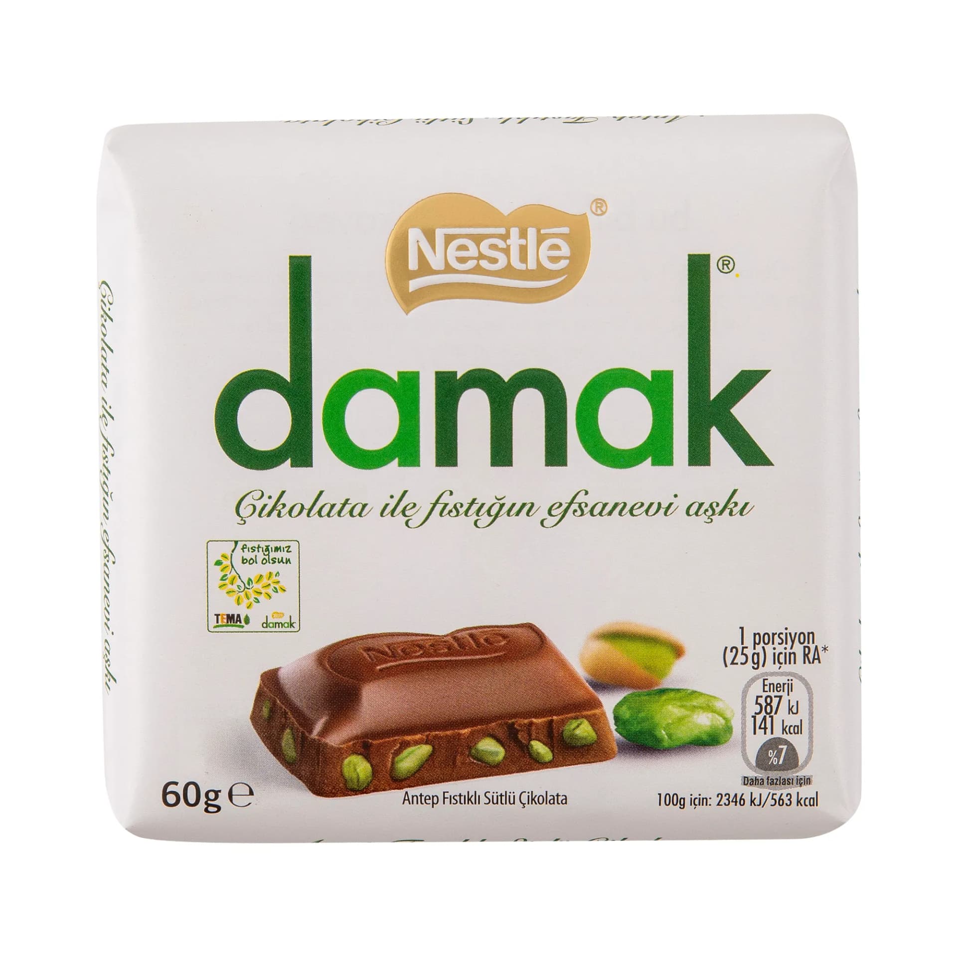 Nestle Damak Antep Fıstıklı Çikolata