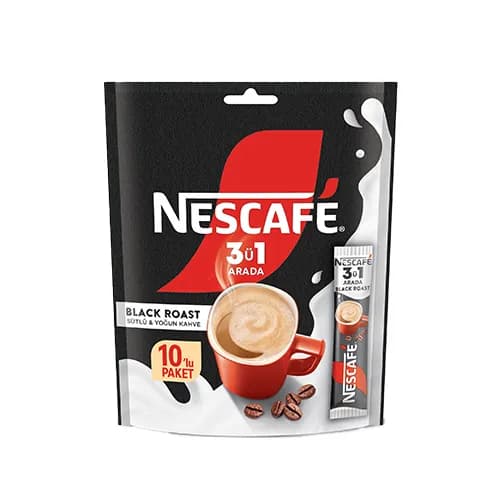 Nescafé 3ü1 Arada Black Roast Çözünebilir Kahve