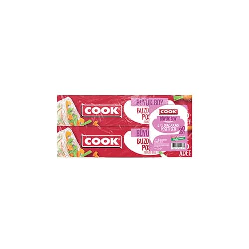 Cook 3+1 Buzdolabı Poşeti Büyük Boy