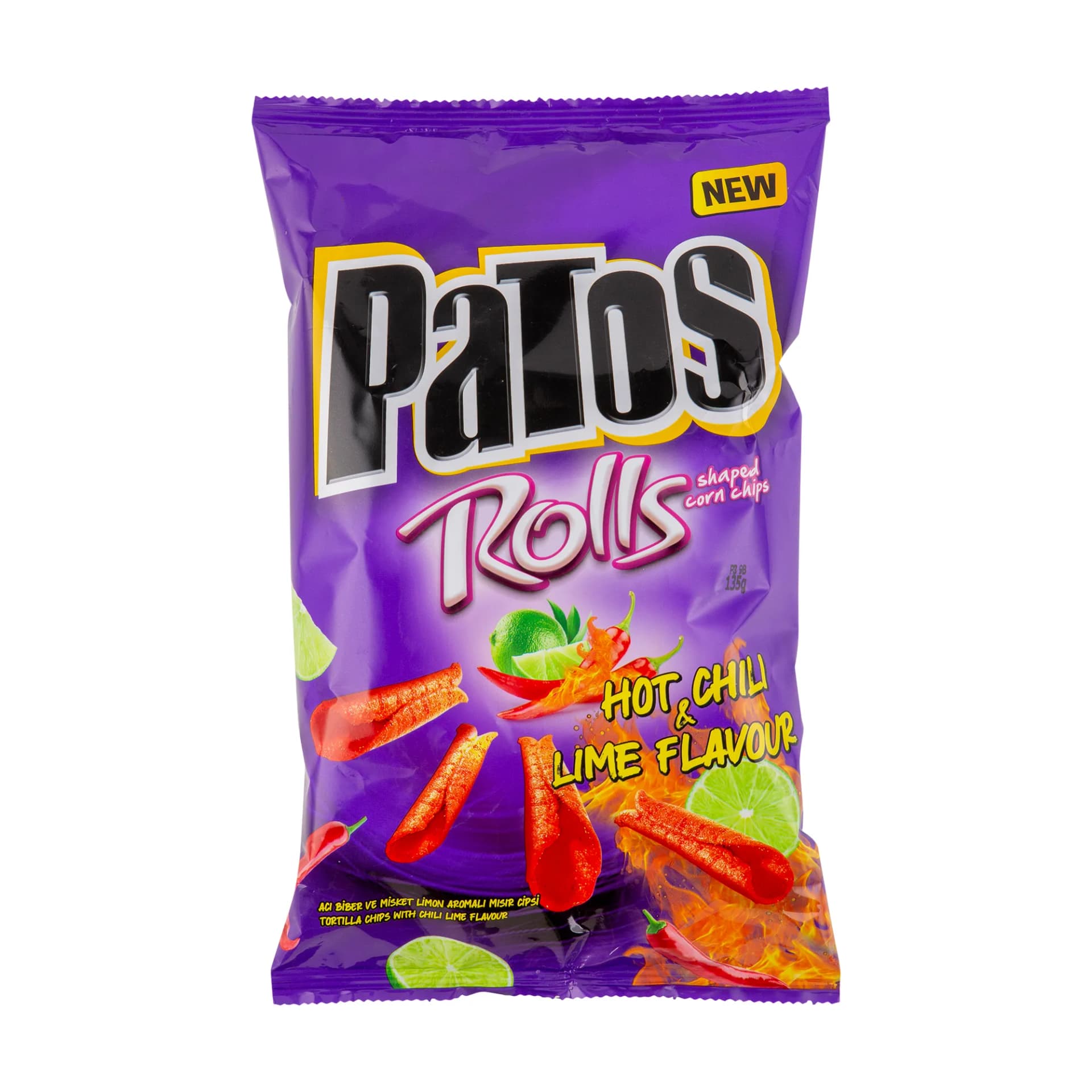 Patos Rolls Chili Lime Mısır Cipsi
