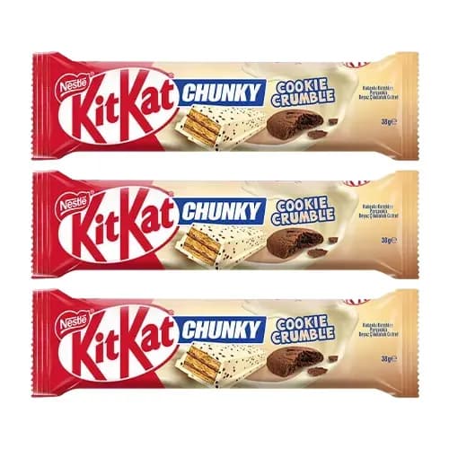 Nestle Kurabiye Parçacıklı Beyaz Çikolatalı Gofret