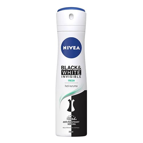 Nivea Black & White Invisible Fresh Kadın Sprey Deodorant