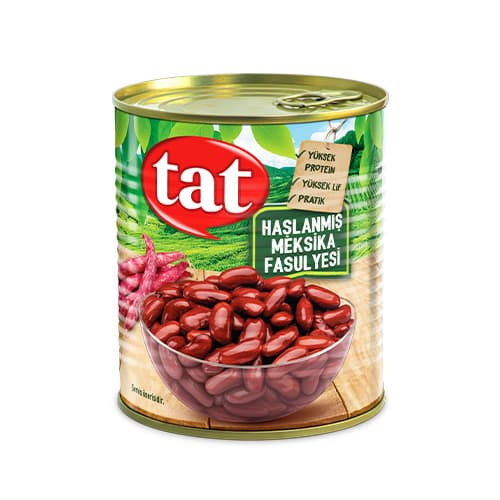 Tat Haşlanmış Meksika Fasulyesi Konservesi