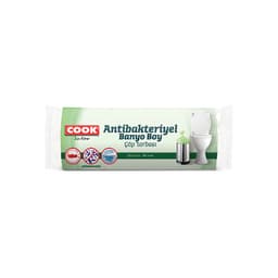 Cook Antibakteriyel Çöp Torbası Banyo Boy Okyanus Kokulu
