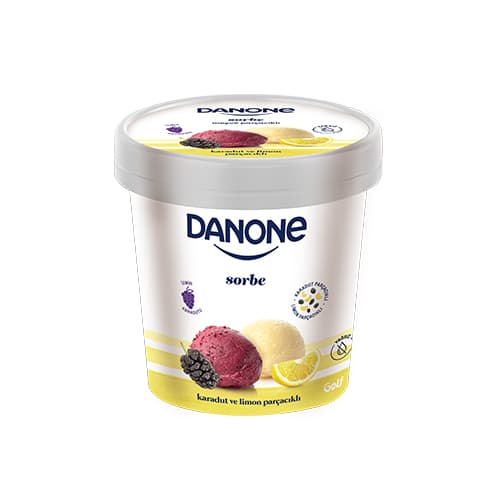Danone Sorbe Karadut & Limon Parçacıklı