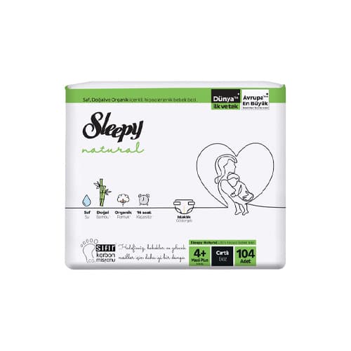 Sleepy Natural 4'lü Jumbo Maxi Plus 4+ Beden