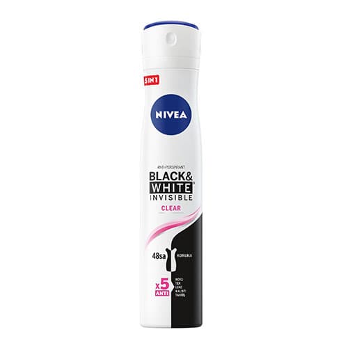 Nivea Kadın Invisible Black & White Clear Sprey Deodorant