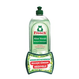 Frosch Sıvı Bulaşık Deterjanı Aloe Vera & Bulaşık Süngeri İkilisi