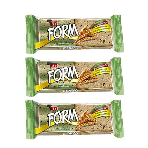 Eti Form Kepekli Bisküvi