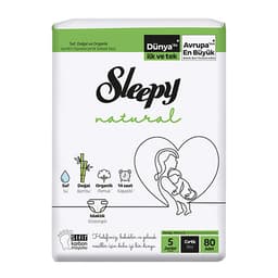 Sleepy Natural Bantlı Bez Junior 5 Beden
