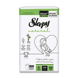 Sleepy Natural Bantlı Bez XL 6 Beden