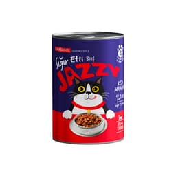 Jazzy Dardanel Konserve Kedi Maması Sığır Etli