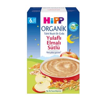 Hipp Organik İyi Geceler Yulaflı Elmalı Ek Gıda 250 G
