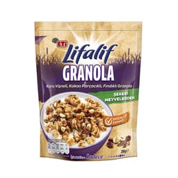 Eti Lifalif Granola Kuru Vişneli, Kakao Parçacıklı, Fındıklı 200 g