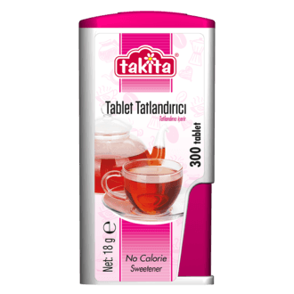 Takita Tablet Tatlandırıcı 300 Adet 18 G