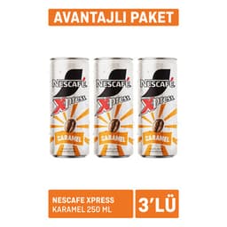 Nescafe Xpress Karamel 3 x 250 Ml