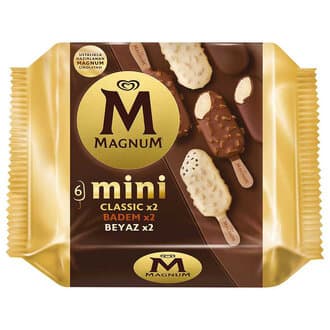 Magnum Mini Classic Badem Beyaz 6 x 55 Ml