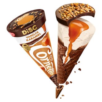 Cornetto Disc Vanilya Karamel 130 Ml