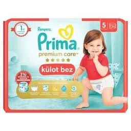 Prima Premium Care 5 Beden Külot Bebek Bezi 11-17 Kg 34 Adet