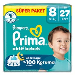 Prima Aktif Bebek Süper Paket 8 Beden 27'li