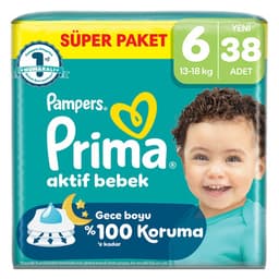 Prima Aktif Bebek Süper Paket 6 Beden 38'li
