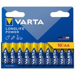 Varta Longlife Power AA Kalem Pil 10'lu Paket (Alkalin)