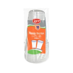 Roll-Up Plastik Bardak 330 Cc 10'lu
