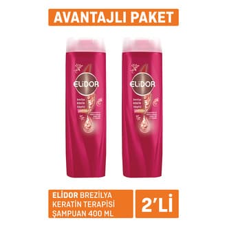 Elidor Brezilya Keratin Terapisi Şampuan 2 x 400Ml