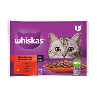 Whiskas Etli Seçim Poşet Yaş Mama 4 x 85 G