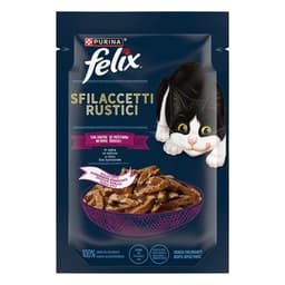 Felix Lezzetli Dilimler Yaş Mama Ördekli 80 G