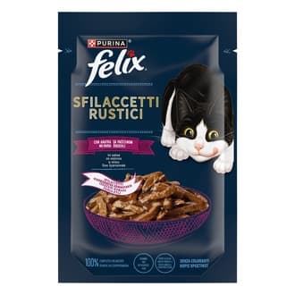 Felix Lezzetli Dilimler Yaş Mama Ördekli 80 G
