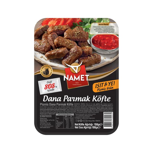 Namet Soslu Parmak Köfte