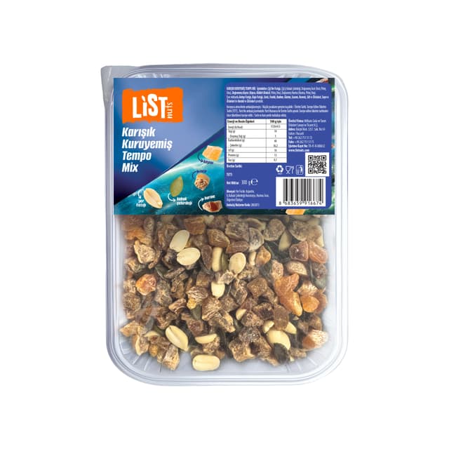 Listnuts Tempo Mix Karışık Kuruyemiş