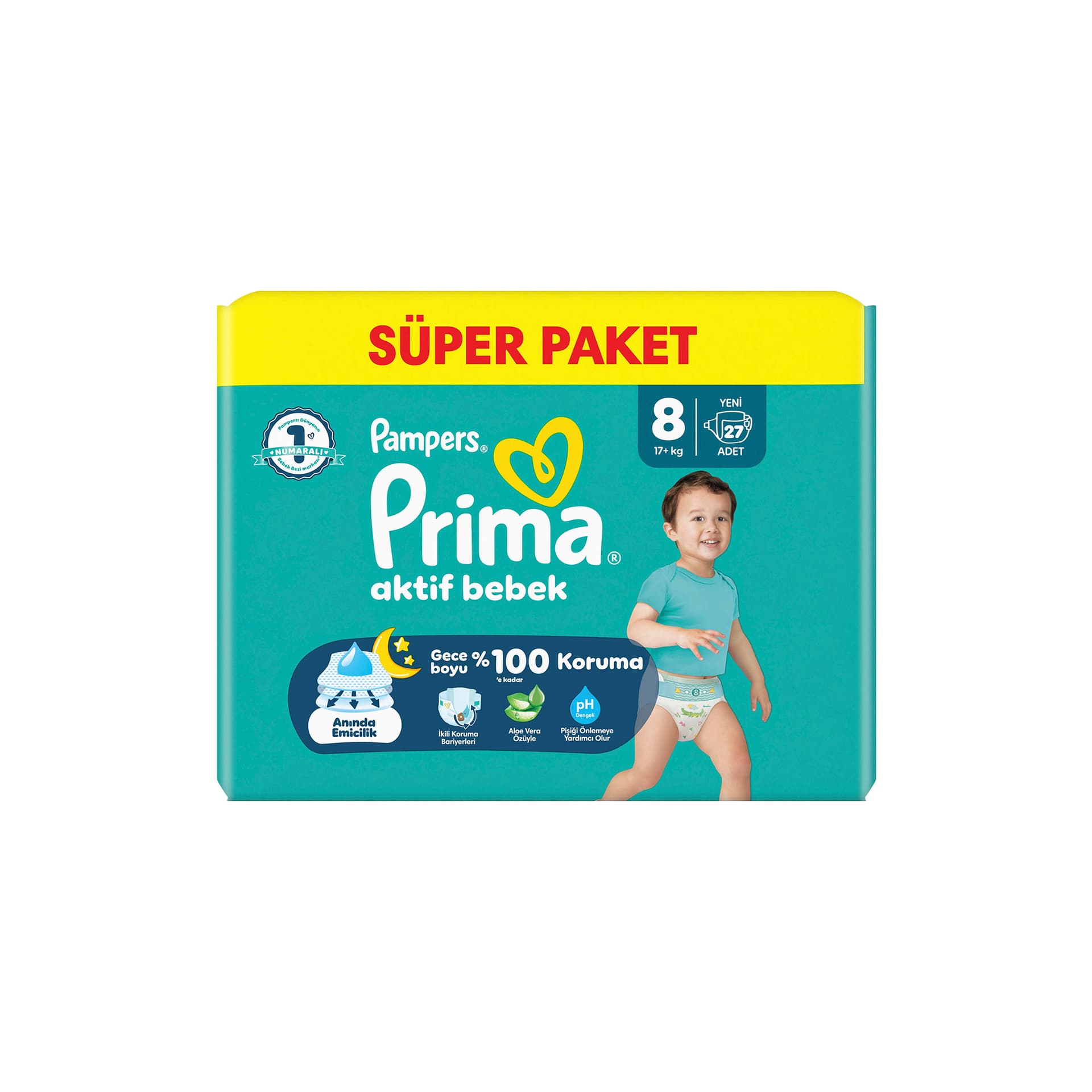 Prima Aktif Bebek Süper Paket 8 Beden