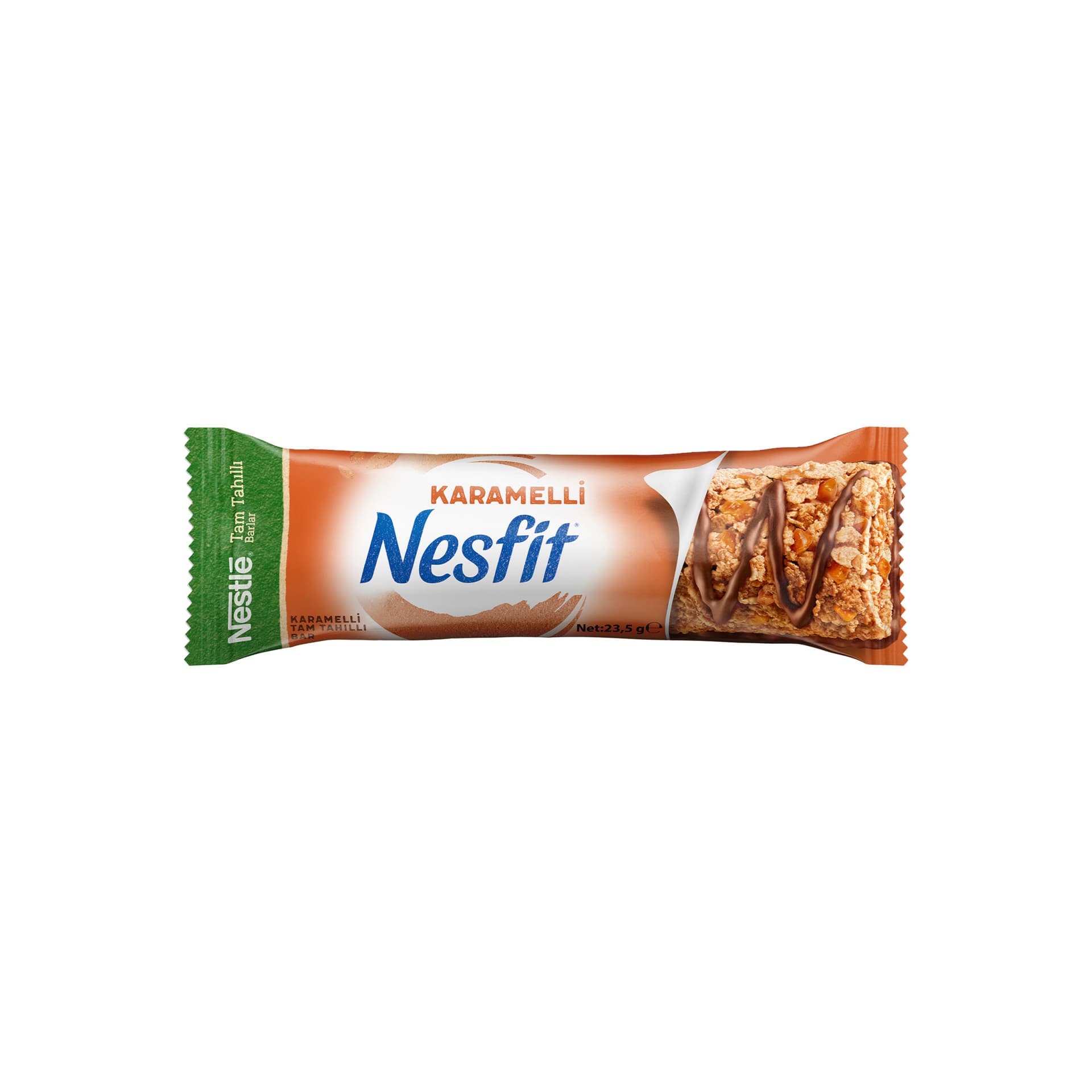 Nesfit Tam Tahıllı Karamelli Bar
