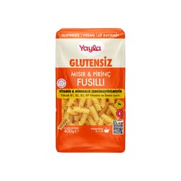 Yayla Glutensiz Zenginleştirilmiş Mısır Pirinç Fusilli
