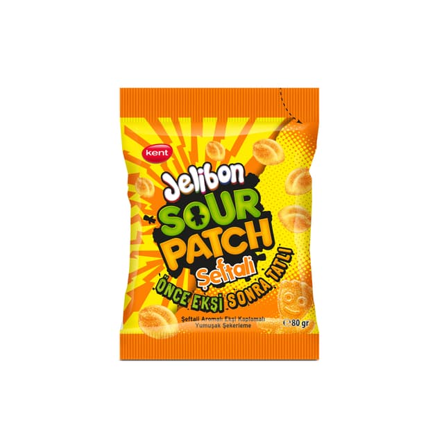 Jelibon Sour Patch Kids Şeftali