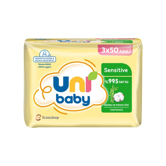 Uni Baby Sensitive Bambu & Pamuk Özlü Islak Mendil