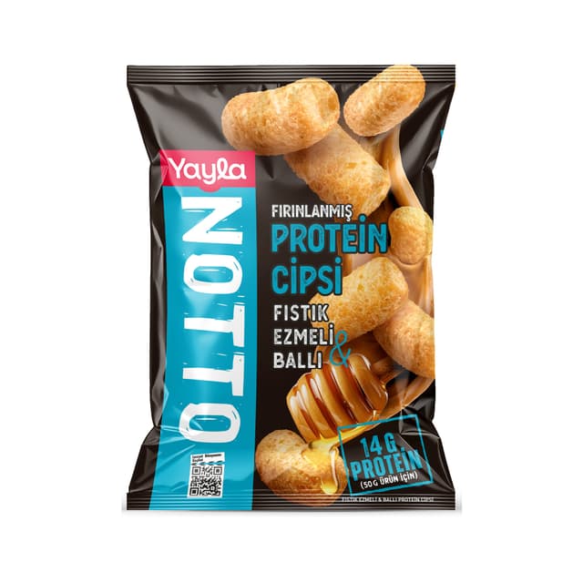 Yayla Notto Fıstık Ezmeli & Ballı Protein Cipsi