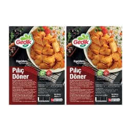 Gedik Tabaklı Pişmiş Yaprak Piliç Döner