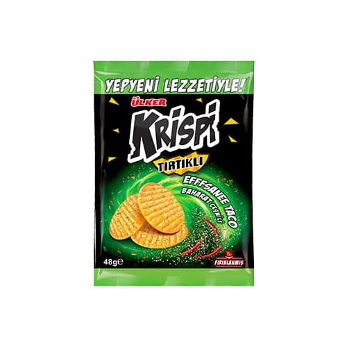 Ülker Krispi Tırtıklı Kraker Taco Baharatlı
