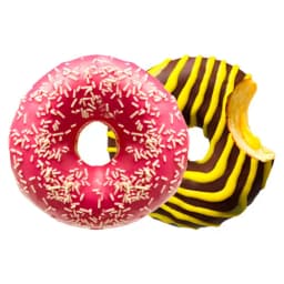 Donut Worry Be Happy Çilekli & Vanilya Paketi