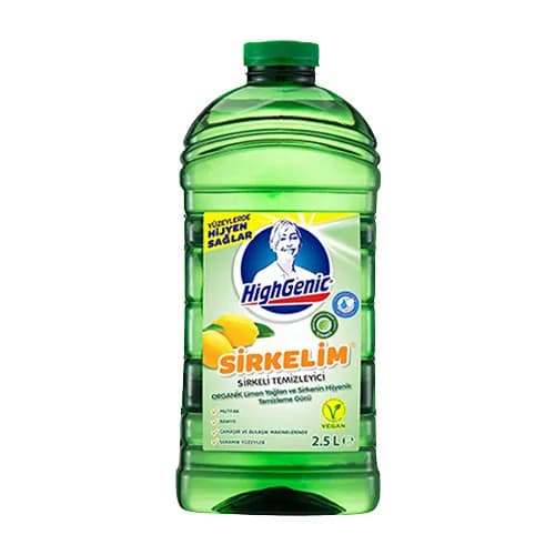 Highgenic Sirkelim Sirkeli Temizleyici Limon Kokulu